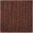 thumbnail image 2 of SAFAVIEH Soho Trinity Floral Wool Area Rug, Chocolate/Red, 6' x 6' Square, 2 of 8