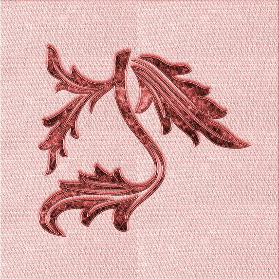 Ahgly Company Machine Washable Indoor Square Transitional Light Rose Pink Area Rugs, 6' Square