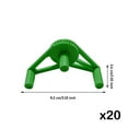 thumbnail image 3 of YiJuHui 60pcs Hydroponic Plant Training Clips - Low Stress Bending Support, Plastic Grow Clamp for Indoor Gardening, Flexible Stem Holder for Hydroponics Systems C, 3 of 6