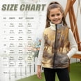 thumbnail image 6 of chaqlin Running Horse Vest for Girls Boys Trendy Y2K Full Zip Vest Jackets Kids Sleeveless Outerwear Exercising Hiking Outfits, 6 of 6