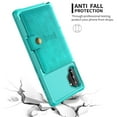 thumbnail image 6 of Galaxy Note 10 Plus Wallet Case, Shockproof Rubber Card Holder Wallet PU Leather Back Phone Case Kickstand Protective Scratch Hybrid Bumper Shell for Samsung Galaxy Note 10 Plus 6.8 inch, Green, 6 of 7