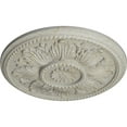 thumbnail image 3 of Ekena Millwork 18"OD x 1 3/4"P Edinburgh Ceiling Medallion (Fits Canopies up to 5 1/4"), Hand-Painted Pot of Cream Crackle, 3 of 6