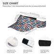 thumbnail image 3 of Sikiie Popcorn On Blue Lines Sun Visor Hat Adjustable Velcro Golf Visor Sports Sunscreen Visor Hat for Outdoor Activities, 3 of 7