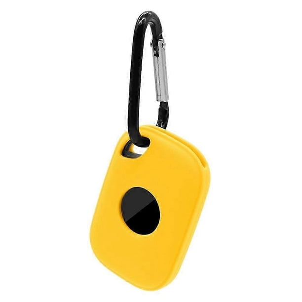 For Tile Pro (2024) Silicone Case Bluetooth Tracker Protective Cover with Hanging Buckle - Green