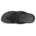 thumbnail image 3 of FitFlop Womens Lulu Shimmerlux Toe Post Synthetic Sandals, 3 of 4
