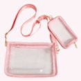 thumbnail image 4 of Bolsos Mano para Mujer Bolso Compras Transparente Informal Bonitos Bolsos para Dinero Bolso para Niñas (rosa), 4 of 9