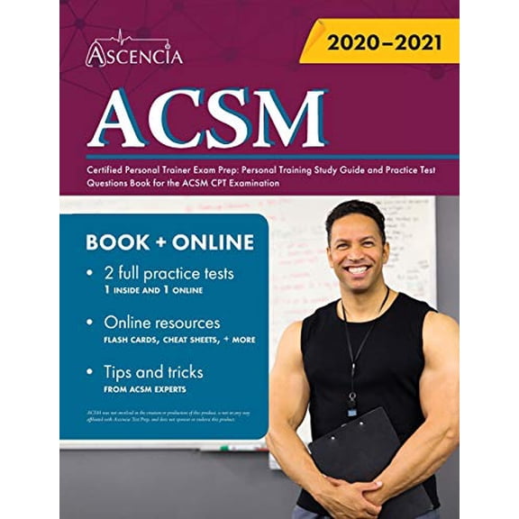 Pre-Owned ACSM Certified Personal Trainer Exam Prep: Personal Training Study Guide and Practice Test Questions Book for the ACSM CPT Examination (Paperback)