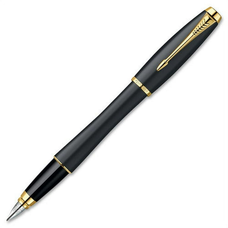 Parker Urban Fountain Pen - Fine Pen Point - Refillable - Black - 1 Each