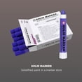 thumbnail image 2 of Marcadores de pintura Sakura Solid, paquete de 12 unidades, color morado, ventana, madera y vidrio, 2 of 7