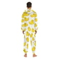 thumbnail image 4 of FORMRS Onesies Pajama for Adults Unisex Hoodie Winter Jumpsuit One Piece Sleepwear, Sizes S-2XL, Yellow Rubber Ducks, 4 of 7