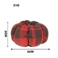 thumbnail image 2 of Fabric Pumpkins Fall Decor, Plaid Pumpkin for Fall Tabletop Decoration, Mini Vintage Cloth Harvest Pumpkin Ornaments for Farmhouse Thanksgiving Halloween Seasonal Home DIY Crafts Decor, 2 of 6