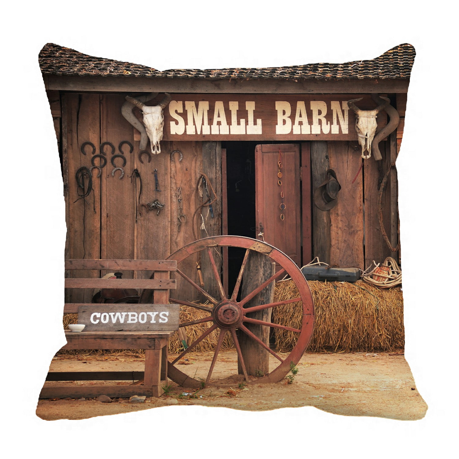 ABPHQTO Western Style Cowboy Home Pillow Case Pillow Cover Pillow