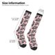 thumbnail image 2 of Fotbe Black Snake Calcetas Divertidas Estampadas para Hombre y Mujer, Calcetas de Algodón hasta la Rodilla para Caminar, Correr, Enfermería y Embarazo, 2 of 6