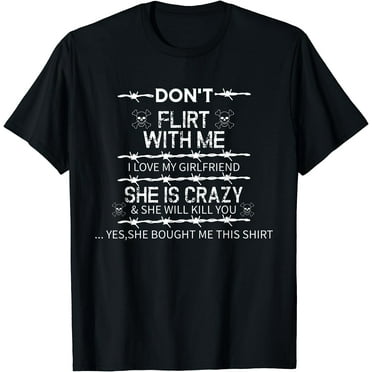 I Love My Girlfriend T-shirt I Love My Girlfriend Shirt - Black Cotton T-Shirt For Men Men's Casual Graphic Tee