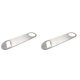 thumbnail image 2 of Yuarrent Bottle Opener Stainless Steel Kitchen Manual Picnic Double Head Bartender Lid Remover Removal Cap Portable for Hotel 2piezas Yuarrent CBP011740, 2 of 3