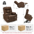 thumbnail image 4 of Costway Fauteuil Inclinable Électrique pour Salon avec Massage et Chauffage, 4 of 10
