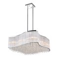 thumbnail image 1 of CWI Lighting Elsa 12 Light Drum Shade Chandelier With Chrome Finish, 1 of 5