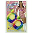 thumbnail image 1 of Costumes For All Occasions FM62234 Mod Rainbow Earrings, 1 of 3