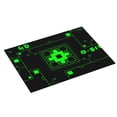 thumbnail image 2 of Lsque Geometry Dash Pattern Drying Mat for Kitchen Counter, 18x24 Inch Ultra Absorbent Home Dish Drainer Mats Plate Holder, 2 of 8