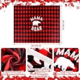 thumbnail image 2 of Large Christmas Black and Red Buffalo Plaid Blanket Mama Bear Gifts for Mom Soft Flannel Blanket Presents for Birthday Mother''s Day from Daughter Son Husband 50 x 60 Inch, 2 of 6