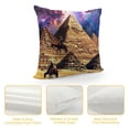 thumbnail image 4 of Orinice Pyramids Horse Camel Graphic Decorative Pillow Cover 1PC 20x20in, 4 of 5
