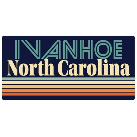 

Ivanhoe North Carolina 5 x 2.5-Inch Fridge Magnet Retro Design