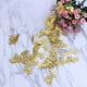 thumbnail image 5 of 100 piezas de confeti de doble cara con forma de corona dorada superbrillante, suministros para esparcir, decoración de mesa para bodas, fiestas, cumpleaños y festivales., 5 of 5