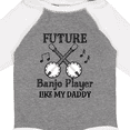 thumbnail image 4 of Inktastic Future Banjo Player Like Daddy Boys or Girls Long Sleeve Baby Bodysuit, 4 of 5