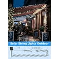 thumbnail image 6 of D.FAMILY 2 Pack Solar Christmas Lights, 98Ft 300 LED Outdoor Waterproof String Lights with 8 Modes for Patio, 6 of 10