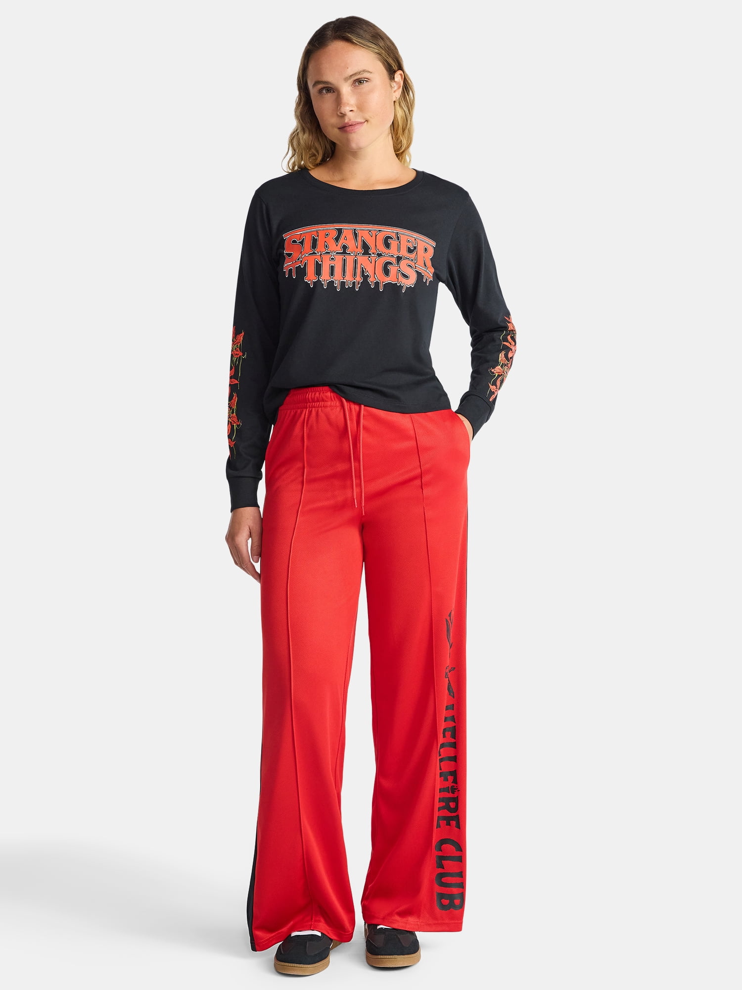 Stranger Things Women's Hellfire Club Track Pants, Sizes XXS-XXL