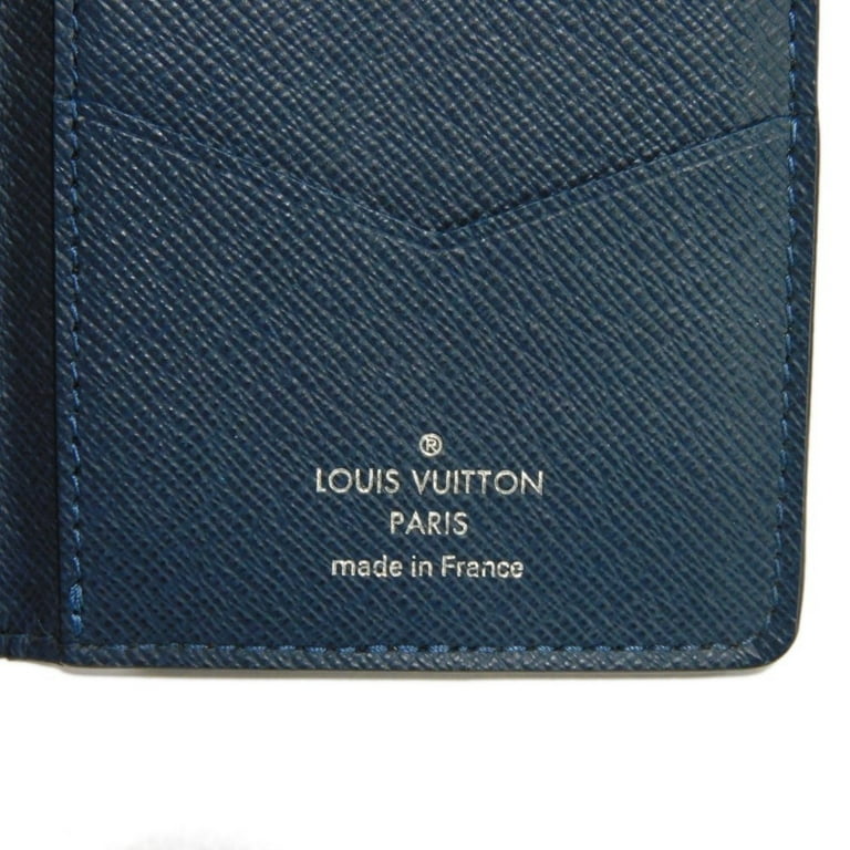 Pre-Owned LOUIS VUITTON Card Case Organizer de Poche LV Logo Metal 