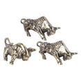 thumbnail image 1 of 3Pcs Cattle Pendant Key Chain Accessory Creative Pendant Decoration (Golden), 1 of 6