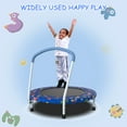 thumbnail image 6 of 36" Mini Trampoline for Kids, SHINPT Trampoline for Toddlers for Birthday Gift, 36in Toddler Trampoline with Handle, Indoor/Outdoor Kids Trampoline, Small Trampoline for Yard, Lawn, Garden, Backyard, 6 of 8