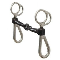 Showman Stainless Steel Short Shank Curb Bit w/ 5" Sweet Iron Broken Mouth