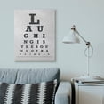 thumbnail image 2 of Stupell Industries Eye Chart Family Home Inspirational Word Black And White Design Canvas Wall Art by AD Graphics Studio, 2 of 6
