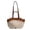 Brown, variant on Btidfty Pu Leather Versatile Tote Handbag Large Capacity Stylish Panelled Baskets Bag Long Handle All-matching Underarm Bags Travel Date Work Handbags (Green 270*210*80)