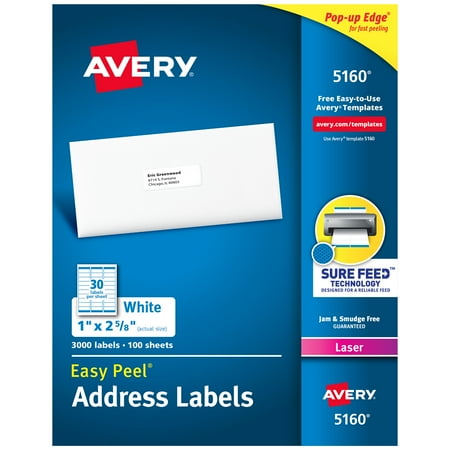 Presents Address Labels - Avery Easy Peel Address Labels, 1