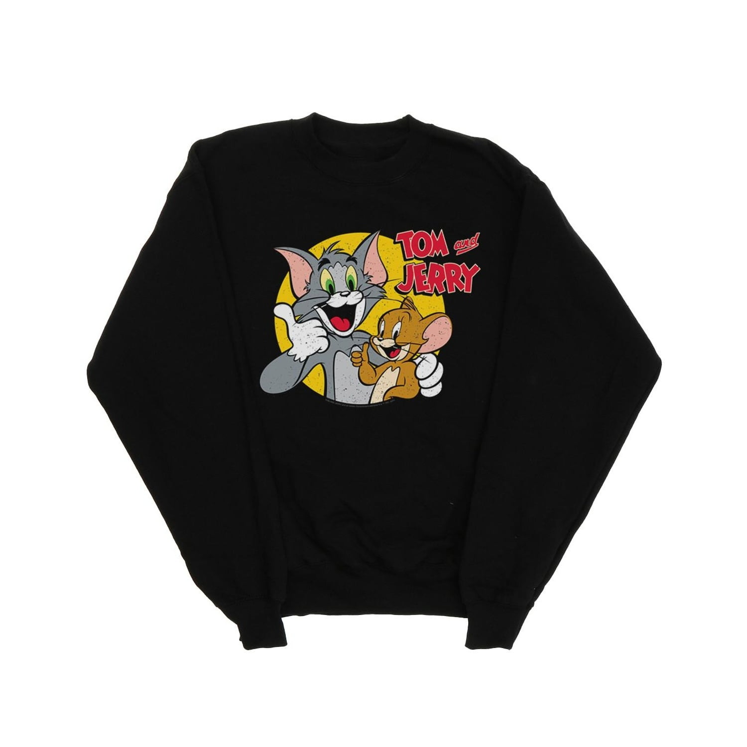Tom And Jerry Mens Thumbs Up Sweatshirt