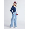 thumbnail image 2 of Weekend Academy Girls Long Sleeve Ribbed Cardigan, Sizes 4-18, 2 of 5