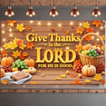 thumbnail image 3 of Decorative Design Thanksgiving Banner Autumn Harvest Inspirational Sign for Fall Celebration Home Decoration Family Gathering Church Event, 3 of 9