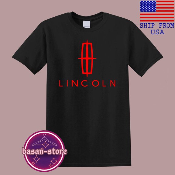 Lincoln Classic Car Men's Black T-Shirt Size S-5XL
