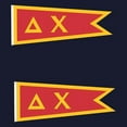 thumbnail image 3 of CafePress - Delta Chi Flag Sweatshirt - Classic Crew Neck Sweatshirt, 3 of 4