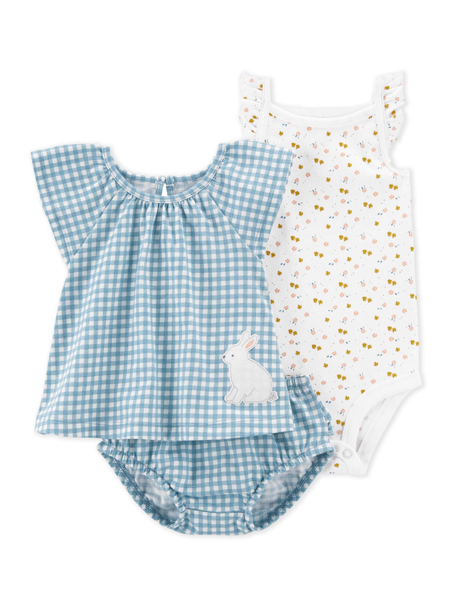 Carter's Child of Mine Baby Girl Easter Outfit Set, 3-Piece, Sizes 0-24M