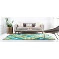 thumbnail image 4 of Open Hearts by Jane Seymour Plaid Modern Area Rug or Runner, 4 of 9