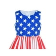 thumbnail image 6 of Girls Dress National Day July 4th Star Flag Celebration 7-8 Years, 6 of 8