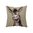 thumbnail image 2 of ddioayh Throw Pillow Cover Animal Print Soft Machine Washable 45x45cm for Sofa Chair Bedroom Home Decor Spring Easter Pet Theme Decorative Gift Idea, 2 of 6