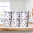 thumbnail image 2 of 20oz elephant Tumbler with Handle Long Lasting Travel Car Home Cup Perfect Graduation Christmas Gift for Women Men elephant Lovers, 2 of 6