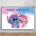 thumbnail image 1 of Suministros de fiesta de cumpleaños de Lilo Stitch, plato de papel desechable, pancarta, fondo de globo para niños, decoración de fiesta de cumpleaños, Baby Shower, 1 of 4