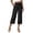 C-Black440, variant on DHFJKG Women Denim Capri Pants Summer Lightweight Stretch Soft Loose Fit Straight Leg Casual Drawstring Jeans Pants Trendy Trousers