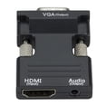 thumbnail image 3 of Adaptador HDMI hembra a VGA macho con audio para proyector de ordenador convertidor HD HDMI a VGA, 3 of 6